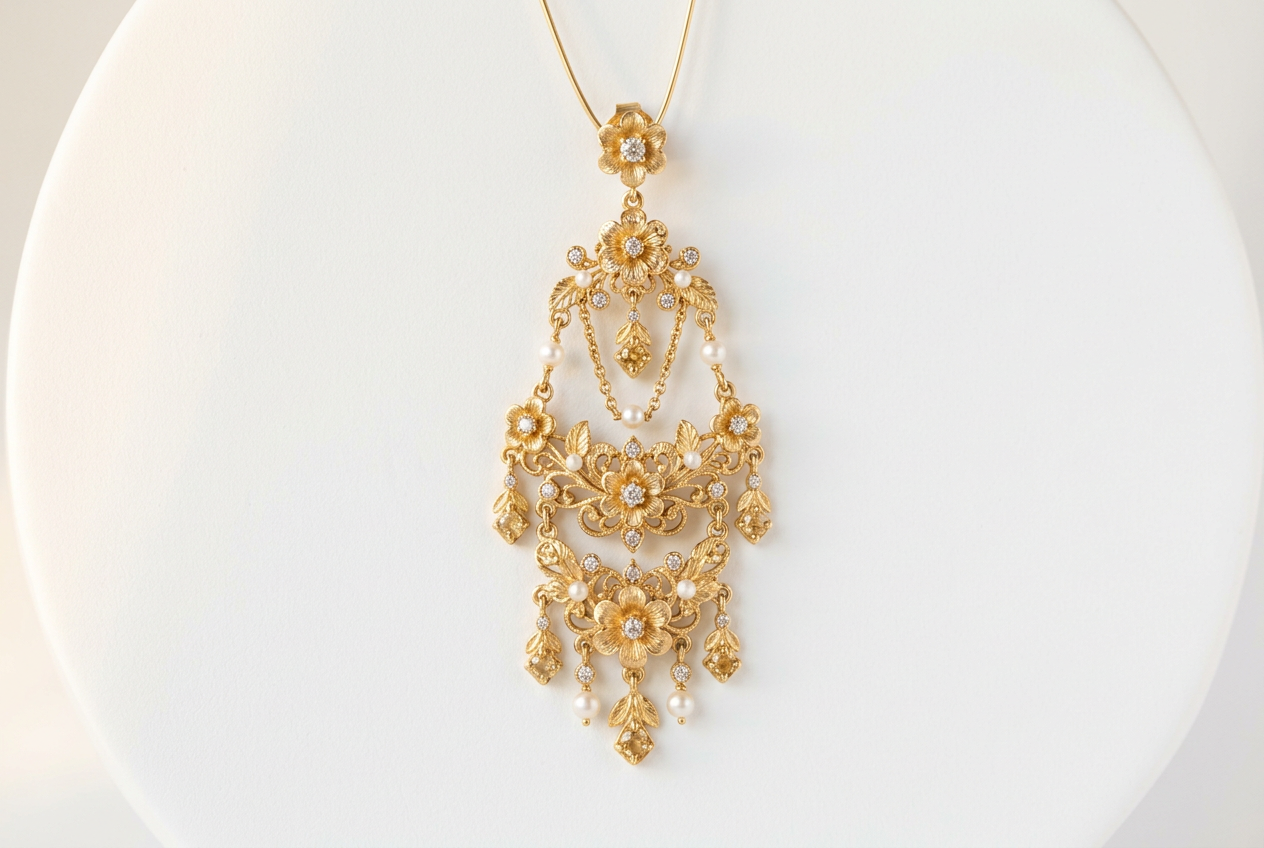 ABELLIE CharleeFloralTier Earring イヤリング